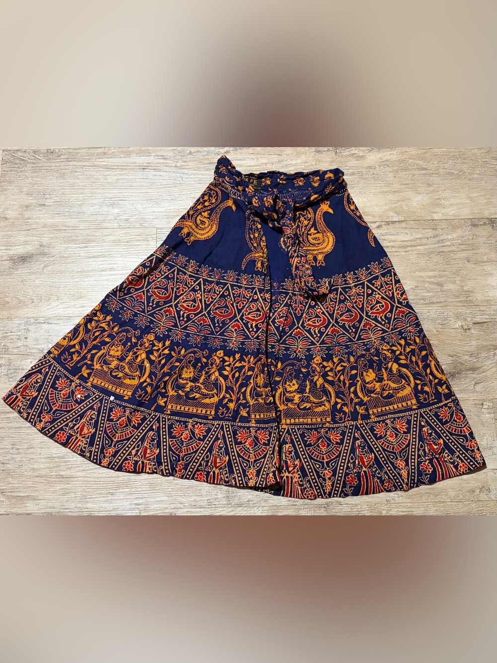 Vintage 70s Gi X Fe Italian Wrap Skirt